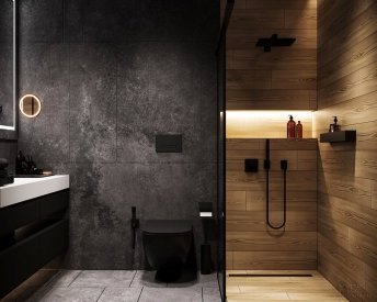 Дизайн ванної кімнати 4,79 кв.м від KYDE. architects. Фото 4