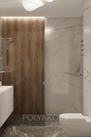 Дизайн ванної кімнати 4,9 кв.м від Студія дизайну Polyakova. Фото 5