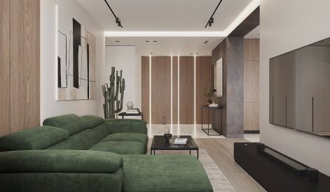 Інтер'єр вітальні від Roomy Room. Фото 3