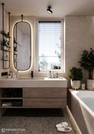 Дизайн ванної кімнати від Perspectiva design studio. Фото 4