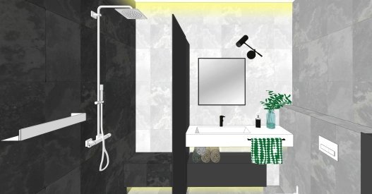 Дизайн ванної кімнати від Adesign. Фото 1