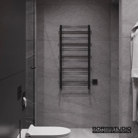 Дизайн ванної кімнати 3,23 кв.м від BORISSTUDIO. Фото 2