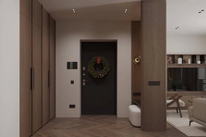 Дизайн прихожої від Petro Golyk Studio. Фото 3