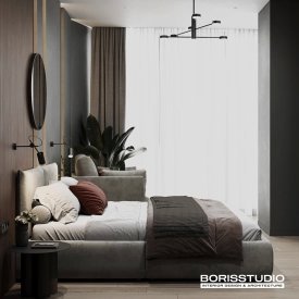 Дизайн спальні від BORISSTUDIO. Фото 1