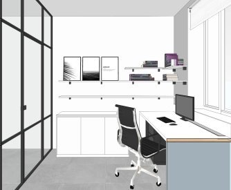 Дизайн робочого кабінету від Adesign. Фото 2