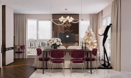 Інтер'єр вітальні від Petro Golyk Studio. Фото 2