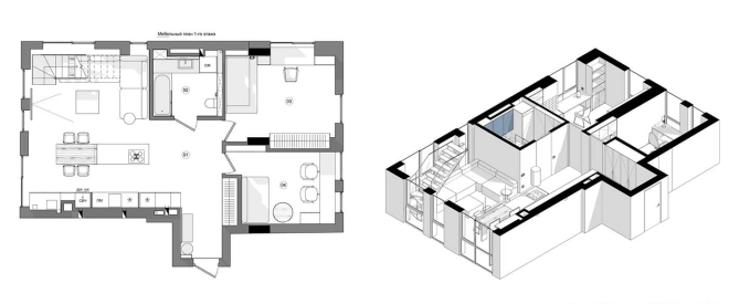 Фото планування квартири xf_square квадрати