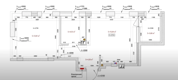 Фото планування квартири xf_square квадрати