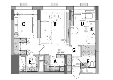 Фото планування квартири xf_square квадрати