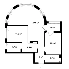 Фото планування квартири xf_square квадрати