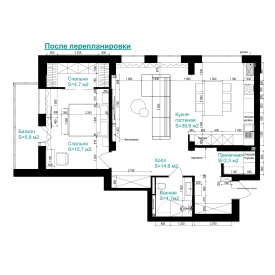 Фото планування квартири xf_square квадрати