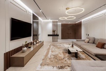 Інтер'єр вітальні від Roomy Room. Фото 4