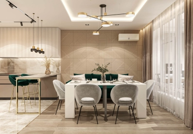 Інтер'єр вітальні від Roomy Room. Фото 3