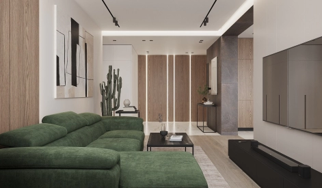 Інтер'єр вітальні від Roomy Room. Фото 3