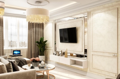 Інтер'єр вітальні від Roomy Room. Фото 6