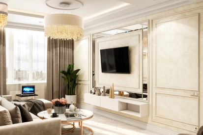 Інтер'єр вітальні від Roomy Room. Фото 7