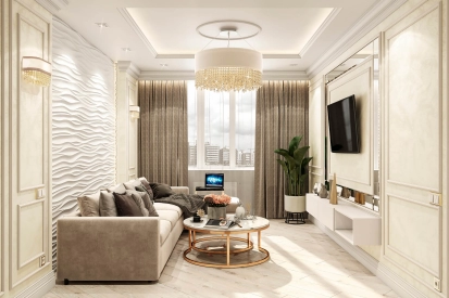 Інтер'єр вітальні від Roomy Room. Фото 10