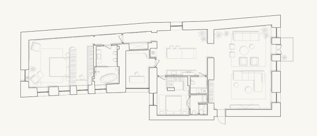 Фото планування квартири xf_square квадрати