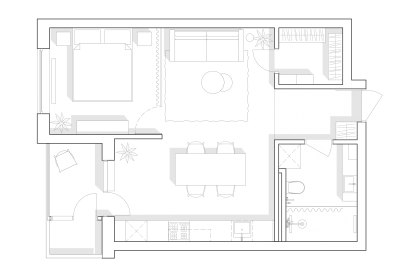 Фото планування квартири xf_square квадрати