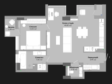 Фото планування квартири xf_square квадрати