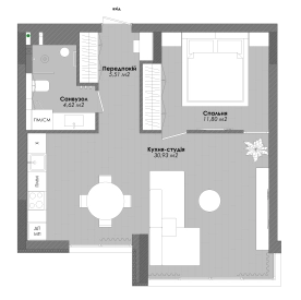 Фото планування квартири xf_square квадрати