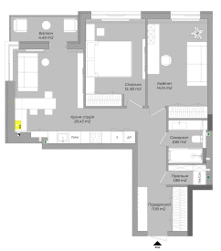 Фото планування квартири xf_square квадрати