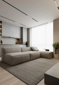 Інтер'єр вітальні від Kontur Design. Фото 3