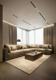 Інтер'єр вітальні від Kontur Design. Фото 3
