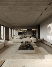 Інтер'єр вітальні від Kontur Design. Фото 7