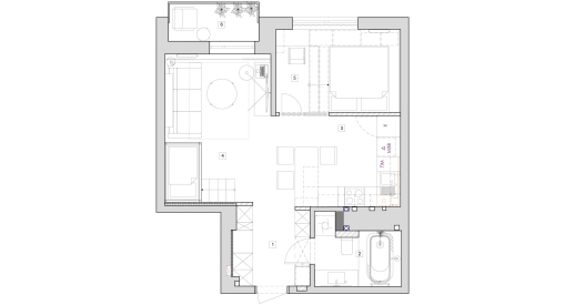 Фото планування квартири xf_square квадрати
