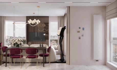 Інтер'єр вітальні від Petro Golyk Studio. Фото 4